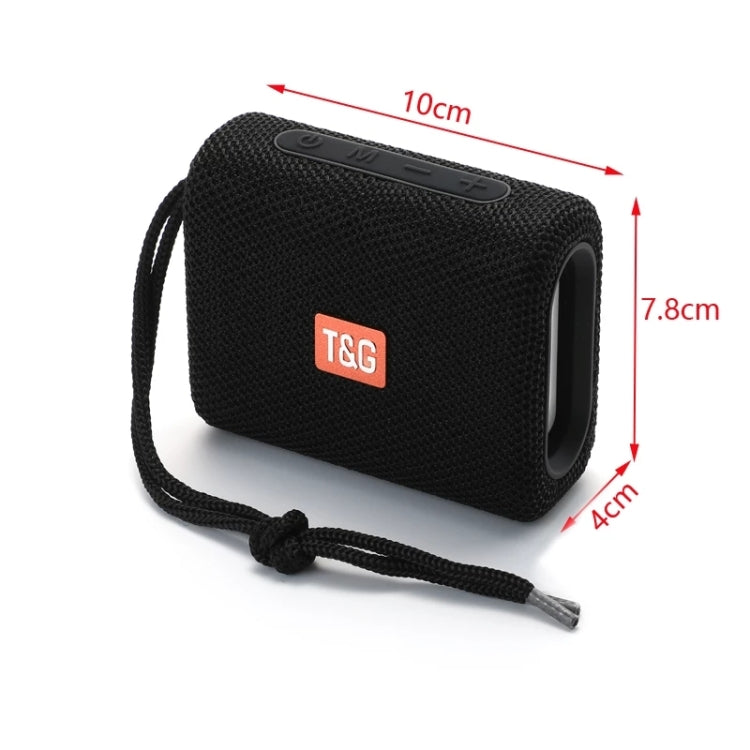 T&G TG313 Portable Outdoor Waterproof Bluetooth Speaker Subwoofer Support TF Card FM Radio AUX(Black) - Desktop Speaker by T&G | Online Shopping South Africa | PMC Jewellery | Buy Now Pay Later Mobicred