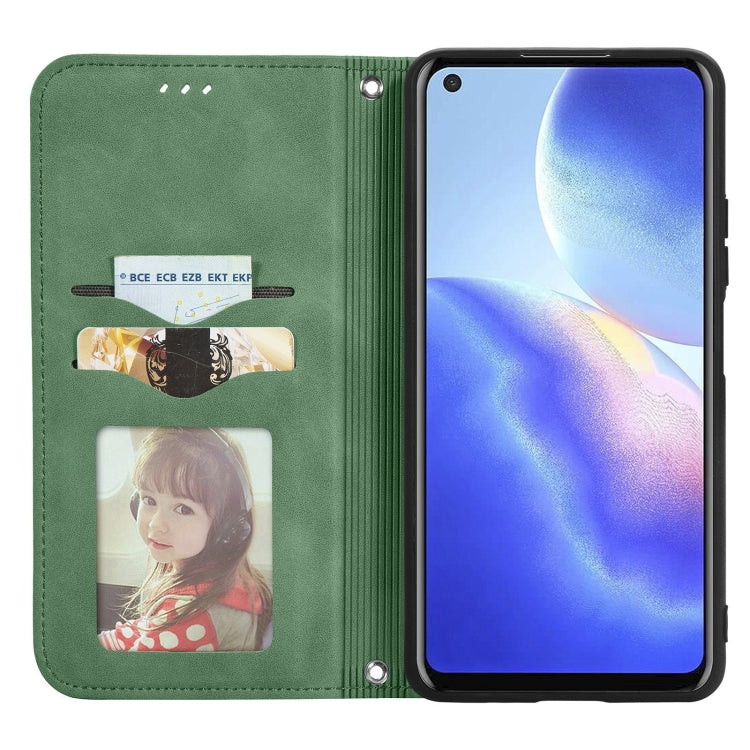 For Blackview A90 Retro Skin Feel Business Magnetic Horizontal Flip Leather Case with Holder & Card Slots & Wallet & Photo Frame(Green) - More Brand by PMC Jewellery | Online Shopping South Africa | PMC Jewellery | Buy Now Pay Later Mobicred