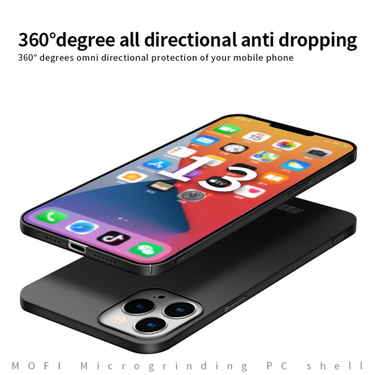 For iPhone 13 Pro Max  MOFI Frosted PC Ultra-thin Hard Case(Blue) - free shipping - PMC TechLife - Order now!