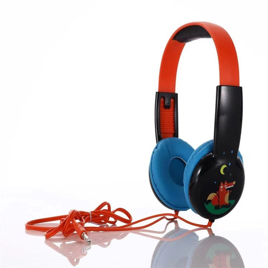 KID101 Portable Cute Children Learning Wired Headphone(Black Red) - Multimedia Headset by PMC Jewellery | Online Shopping South Africa | PMC Jewellery | Buy Now Pay Later Mobicred