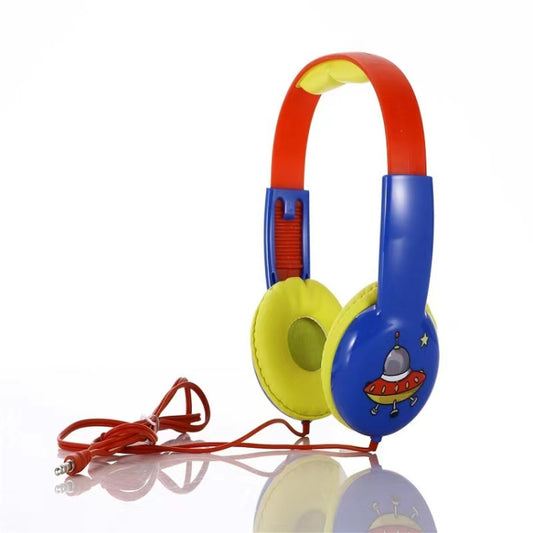 KID101 Portable Cute Children Learning Wired Headphone(Blue Red) - Multimedia Headset by PMC Jewellery | Online Shopping South Africa | PMC Jewellery | Buy Now Pay Later Mobicred