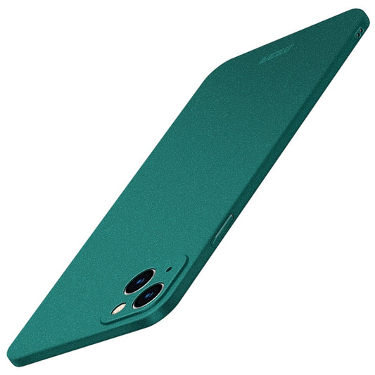 For iPhone 13 mini MOFI Fandun Series Frosted PC Ultra-thin All-inclusive Protective Case (Green) - iPhone 13 mini Cases by MOFI | Online Shopping South Africa | PMC Jewellery