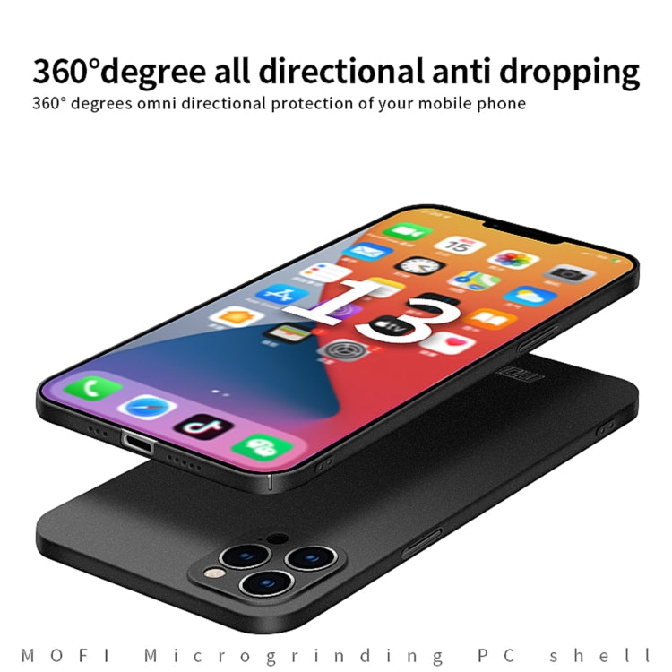 For iPhone 13 Pro MOFI Fandun Series Frosted PC Ultra-thin All-inclusive Protective Case (Grey) - iPhone 13 Pro Cases by MOFI | Online Shopping South Africa | PMC TechLife | Buy Now Pay Later Mobicred