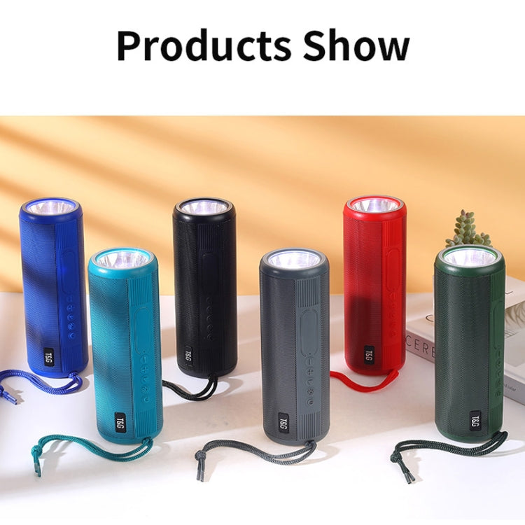 T&G TG635 Portable Outdoor Waterproof Bluetooth Speaker with Flashlight Function(Blue) - Waterproof Speaker by T&G | Online Shopping South Africa | PMC Jewellery | Buy Now Pay Later Mobicred