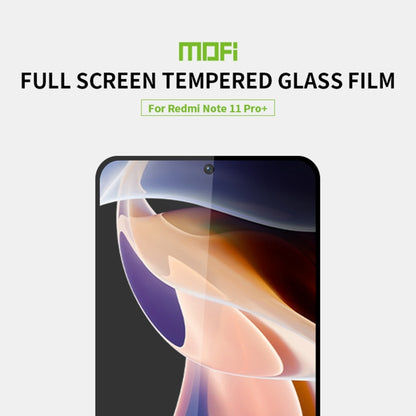 For Xiaomi Redmi Note 11 Pro MOFI 9H 2.5D Full Screen Tempered Glass Film(Black) -  by MOFI | Online Shopping South Africa | PMC Jewellery