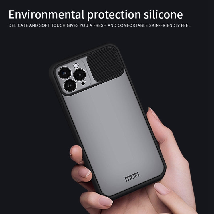 For iPhone 13 Pro Max MOFI Translucent Frosted PC + TPU Phone Case(Black) - iPhone 13 Cases by MOFI | Online Shopping South Africa | PMC Jewellery | Buy Now Pay Later Mobicred