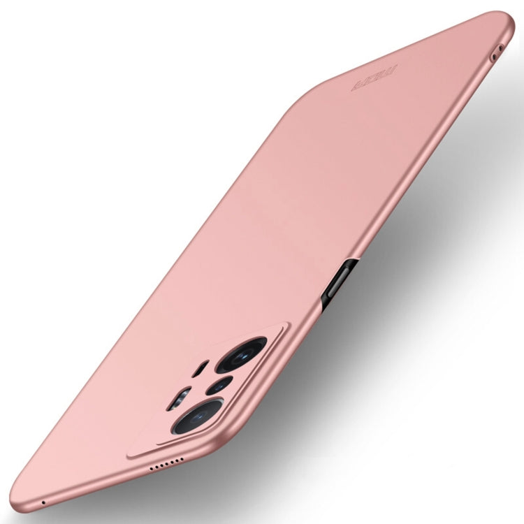 For Xiaomi Mi 11T / 11T Pro MOFI Frosted PC Ultra-thin Hard Phone Case(Rose gold) - Xiaomi Cases by MOFI | Online Shopping South Africa | PMC Jewellery