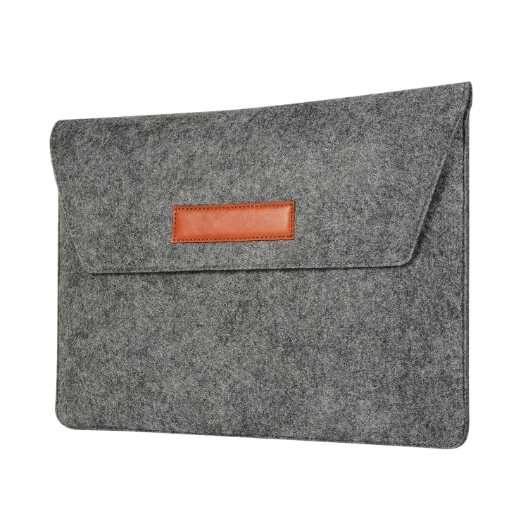 Felt Liner Bag Computer Bag Notebook Protective Cover For 13 inch(Black) - 13.3 inch by PMC TechLife | Online Shopping South Africa | PMC TechLife | Buy Now Pay Later Mobicred