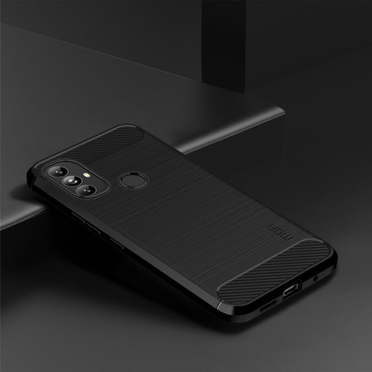 For Motorola Moto G Power 2022 MOFI Gentleness Brushed Carbon Fiber Soft TPU Case(Black) - Motorola Cases by MOFI | Online Shopping South Africa | PMC Jewellery | Buy Now Pay Later Mobicred