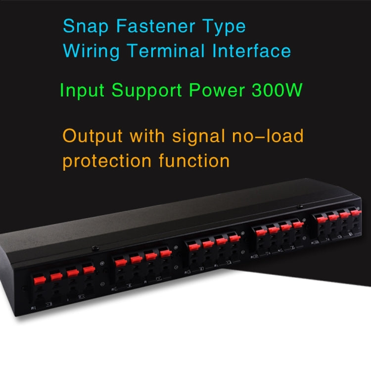 100W 2 In 8 Out Power Amplifier Loudspeaker Box Switcher -  by PMC Jewellery | Online Shopping South Africa | PMC Jewellery | Buy Now Pay Later Mobicred