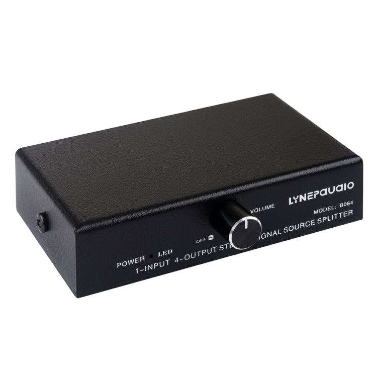 1 In 4 Out Audio Frequency Signal Splitter Distribute Device, Non Consumption, 3.5mm Interface Output -  by PMC TechLife | Online Shopping South Africa | PMC TechLife | Buy Now Pay Later Mobicred