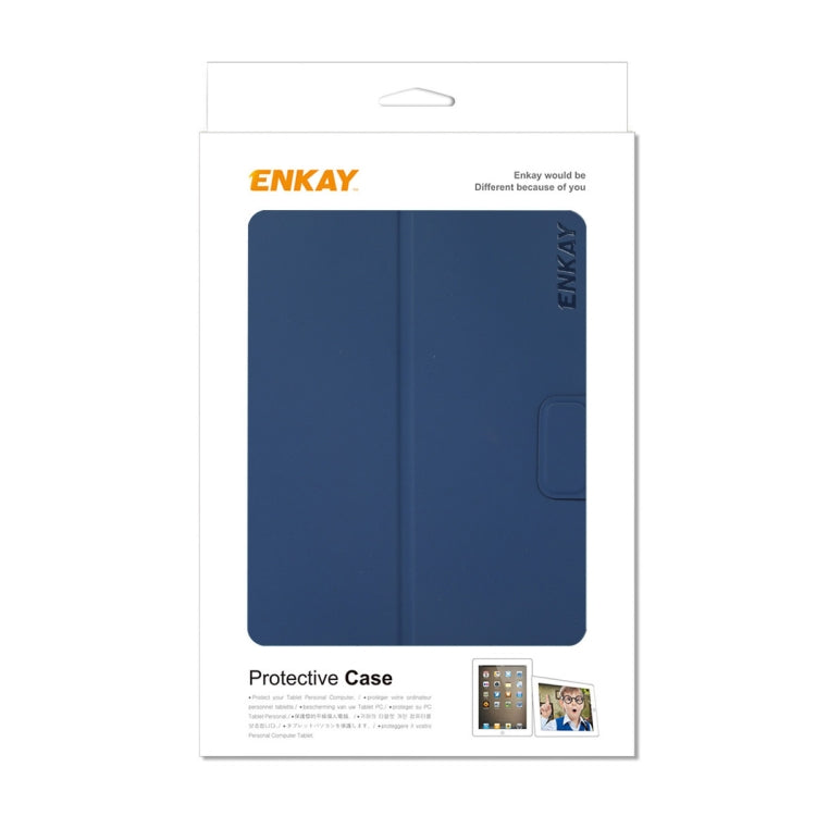 For iPad mini 2024 / mini 6 ENKAY Leather Stand Smart Tablet Case(Black) - free shipping - PMc TechLife - Order now!