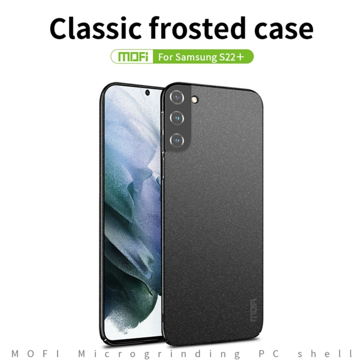 For Samsung Galaxy S22+ 5G MOFI Fandun Series Frosted Ultra-thin PC Hard Phone Case(Green) - Galaxy S22+ 5G Cases by MOFI | Online Shopping South Africa | PMC Jewellery