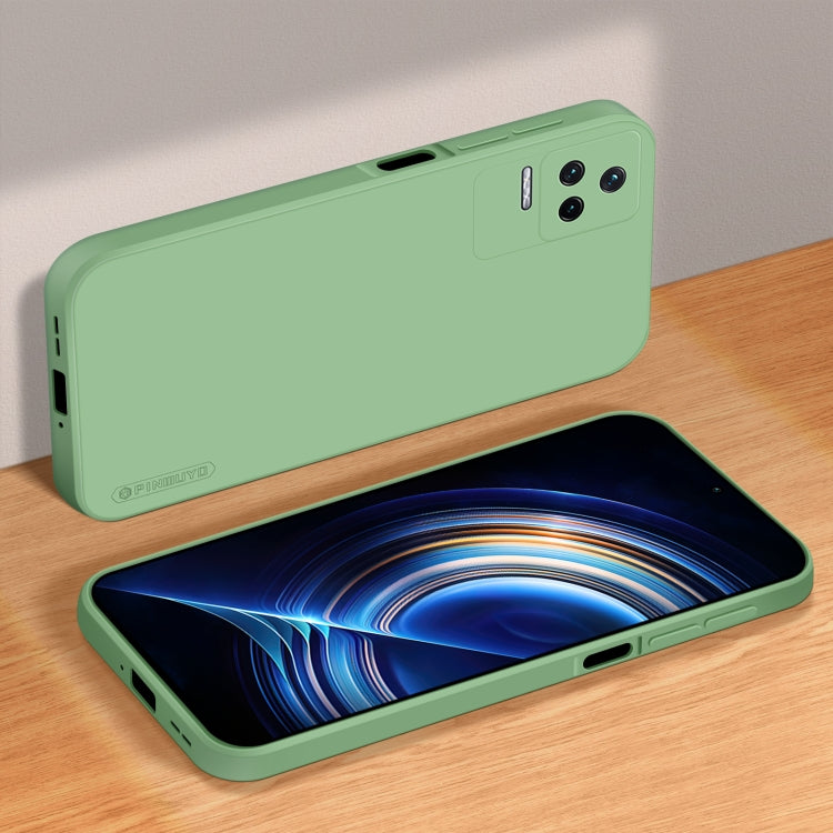 For Xiaomi Redmi K50 / K50 Pro PINWUYO Sense Series Liquid Silicone TPU Phone Case(Green) - More Brand by PINWUYO | Online Shopping South Africa | PMC Jewellery | Buy Now Pay Later Mobicred