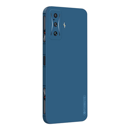 For Xiaomi Redmi K50 Gaming PINWUYO Sense Series Liquid Silicone TPU Phone Case(Blue) - More Brand by PINWUYO | Online Shopping South Africa | PMC Jewellery | Buy Now Pay Later Mobicred