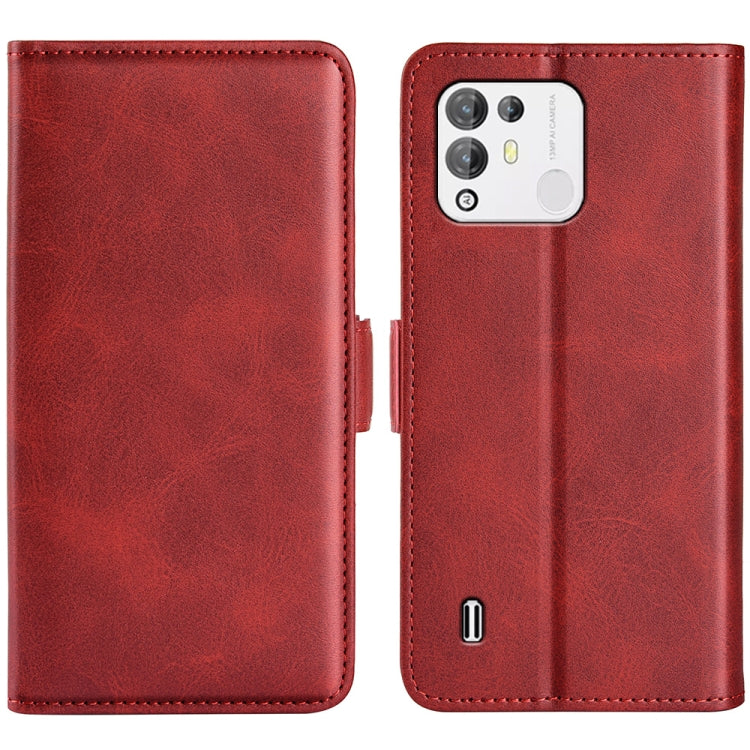 For Blackview A55 Pro Dual-side Magnetic Buckle Leather Phone Case(Red) - More Brand by PMC Jewellery | Online Shopping South Africa | PMC Jewellery | Buy Now Pay Later Mobicred