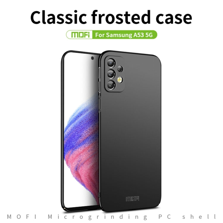 For Samsung Galaxy A53 5G MOFI Frosted PC Ultra-thin Hard Phone Case(Red) - Galaxy Phone Cases by MOFI | Online Shopping South Africa | PMC TechLife | Buy Now Pay Later Mobicred