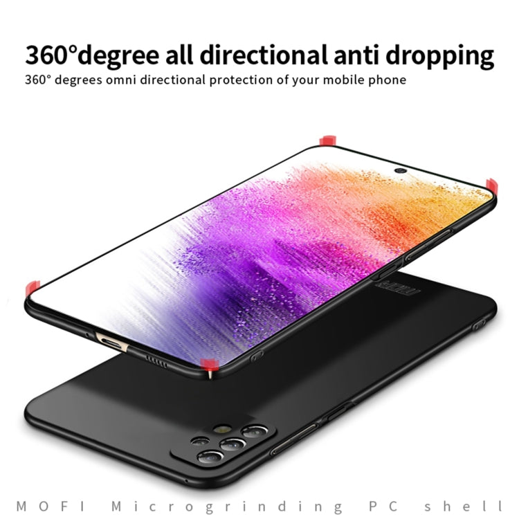 For Samsung Galaxy A73 5G MOFI Frosted PC Ultra-thin Hard Phone Case(Gold) - free shipping - PMC TechLife - Order now!