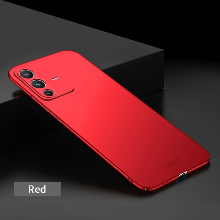 For vivo V23 5G / S12 MOFI Frosted PC Ultra-thin Hard Case(Red) - vivo Cases by MOFI | Online Shopping South Africa | PMC Jewellery