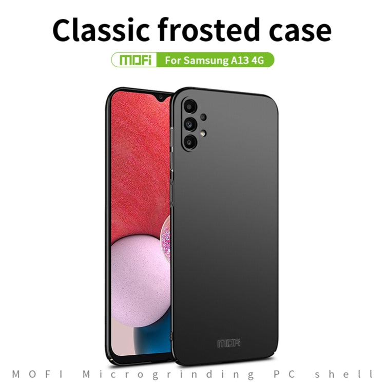 For Samsung Galaxy A13 4G MOFI Frosted PC Ultra-thin Hard Case(Red) - Galaxy Phone Cases by MOFI | Online Shopping South Africa | PMC Jewellery