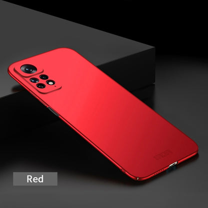 For Xiaomi Redmi Note 11 Global MOFI Frosted PC Ultra-thin Hard  Phone Case(Red) - Xiaomi Cases by MOFI | Online Shopping South Africa | PMC Jewellery