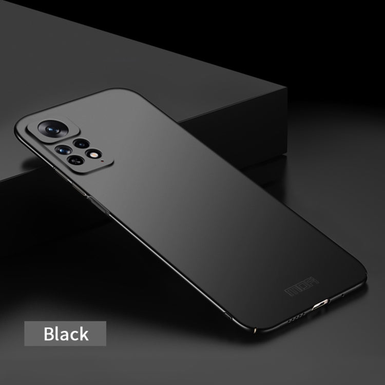 For Xiaomi Redmi Note 11 Pro Global MOFI Frosted PC Ultra-thin Hard  Phone Case(Black) - Xiaomi Cases by MOFI | Online Shopping South Africa | PMC Jewellery