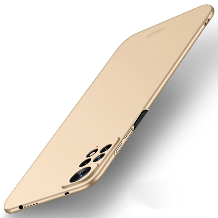 For Xiaomi Redmi Note 11 Pro Global MOFI Frosted PC Ultra-thin Hard  Phone Case(Gold) - Xiaomi Cases by MOFI | Online Shopping South Africa | PMC Jewellery