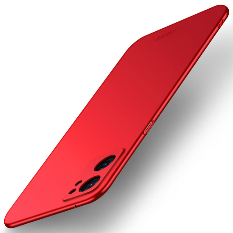 For OPPO Reno7 SE MOFI Frosted PC Ultra-thin Hard Case(Red) - OPPO Cases by MOFI | Online Shopping South Africa | PMC TechLife | Buy Now Pay Later Mobicred