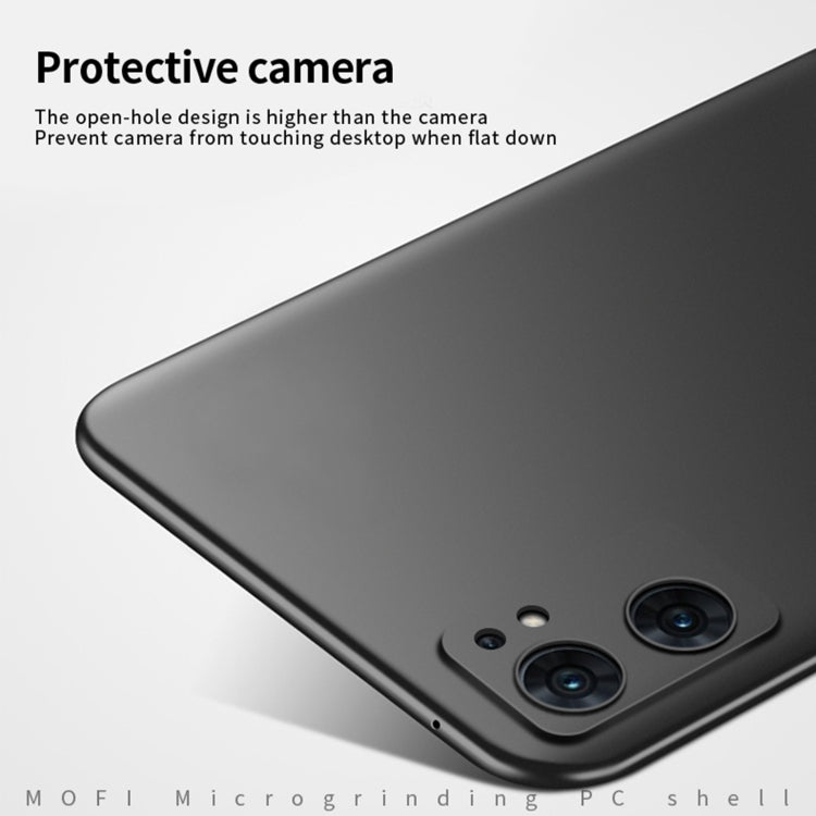 For OPPO Find X5 MOFI Frosted PC Ultra-thin Hard Case(Gold) - OPPO Cases by MOFI | Online Shopping South Africa | PMC TechLife | Buy Now Pay Later Mobicred