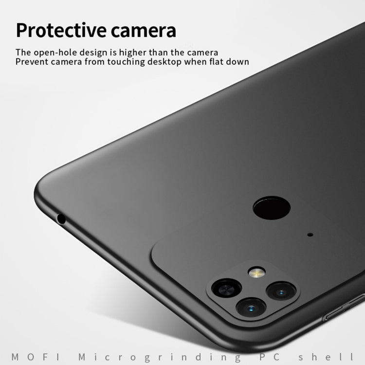 For Xiaomi Redmi 10C / Redmi 10 Power  MOFI Frosted PC Ultra-thin Hard Case(Black) - Xiaomi Cases by MOFI | Online Shopping South Africa | PMC Jewellery