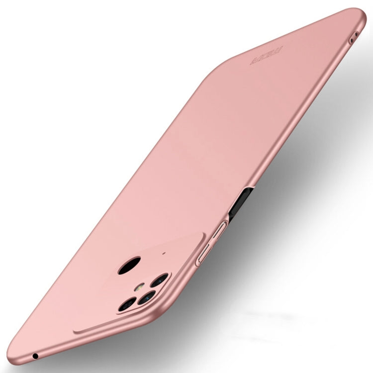 For Xiaomi Redmi 10C / Redmi 10 Power MOFI Frosted PC Ultra-thin Hard Case(Rose gold) - Xiaomi Cases by MOFI | Online Shopping South Africa | PMC Jewellery