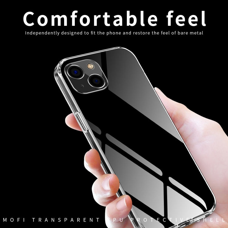 For iPhone 13 MOFI Ming Series Ultra-thin TPU Phone Case(Transparent) - iPhone 13 Cases by MOFI | Online Shopping South Africa | PMC Jewellery