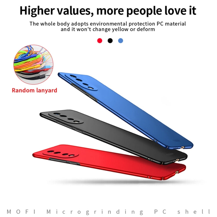 For Honor 70 Pro MOFI Frosted PC Ultra-thin Hard Case(Blue) - Honor Cases by MOFI | Online Shopping South Africa | PMC TechLife | Buy Now Pay Later Mobicred