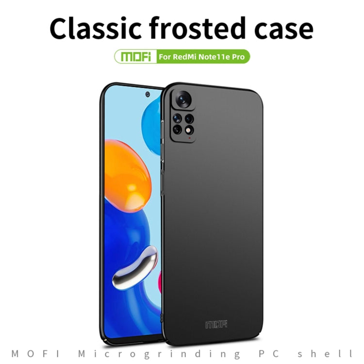 For Xiaomi Redmi Note 11E Pro MOFI Frosted PC Ultra-thin Hard Case(Blue) - free shipping - PMC TechLife - Order now!