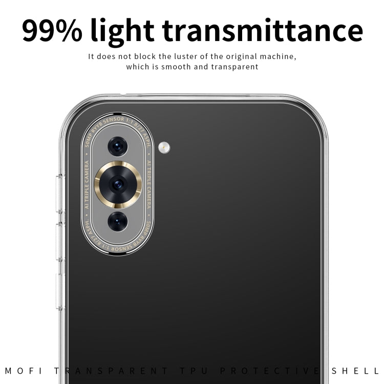 For Huawei Nova 10 5G MOFI Ming Series Ultra-thin TPU Phone Case(Transparent) - Huawei Cases by MOFI | Online Shopping South Africa | PMC Jewellery