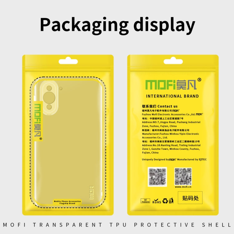 For Huawei Nova 10 5G MOFI Ming Series Ultra-thin TPU Phone Case(Transparent) - Huawei Cases by MOFI | Online Shopping South Africa | PMC Jewellery