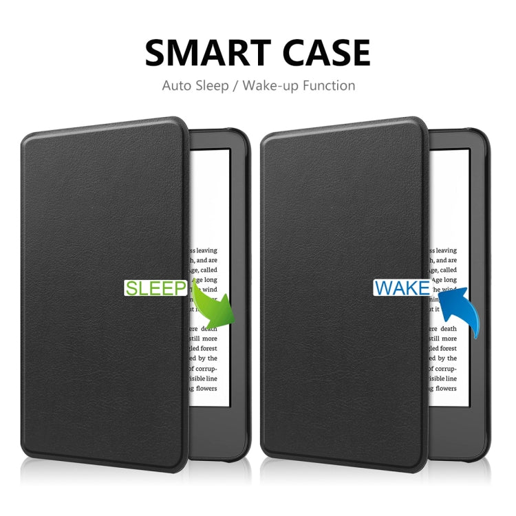 For Amazon Kindle 2022 Gen11 ENKAY Custer Texture Leather Smart Case(Dark Blue) - free shipping - PMC TechLife - Order now!