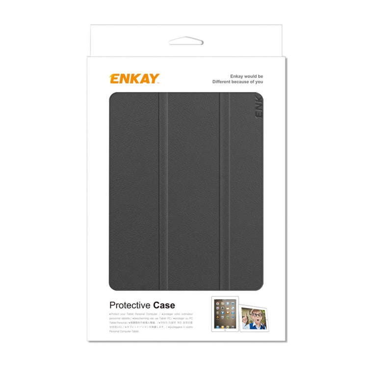 For Amazon Kindle 2022 Gen11 ENKAY Custer Texture Leather Smart Case(Dark Green) - Amazon by ENKAY | Online Shopping South Africa | PMC TechLife | Buy Now Pay Later Mobicred