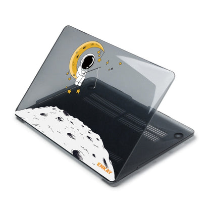 For MacBook Pro 16.2 A2485/A2880 2023 ENKAY Hat-Prince 3 in 1 Spaceman Pattern Laotop Protective Crystal Case with TPU Keyboard Film / Anti-dust Plugs, Version:US(Spaceman No.3) - MacBook Pro Cases by ENKAY | Online Shopping South Africa | PMC Jewellery | Buy Now Pay Later Mobicred