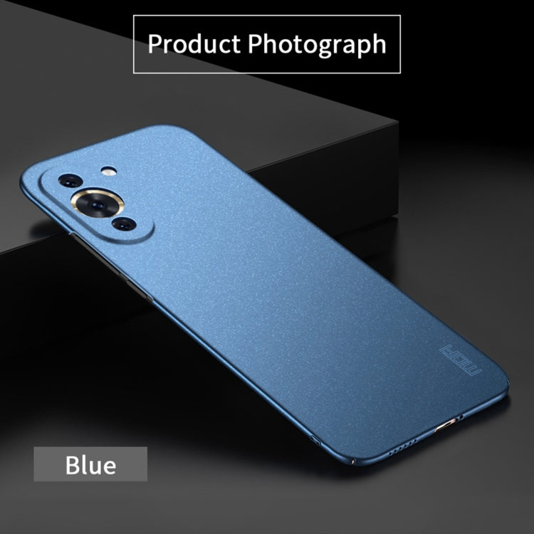 For Huawei Nova 10 MOFI Fandun Series Frosted PC Ultra-thin Phone Case(Blue) - Huawei Cases by MOFI | Online Shopping South Africa | PMC Jewellery