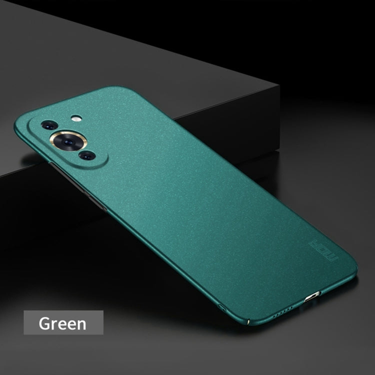 For Huawei Nova 10 Pro MOFI Fandun Series Frosted PC Ultra-thin Phone Case(Green) - Huawei Cases by MOFI | Online Shopping South Africa | PMC Jewellery