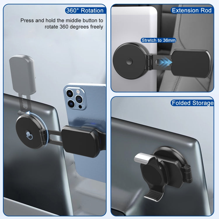 HL-149A Portable Navigation Invisible Folding Tablet Side Mount Bracket - Car Holders by PMC TechLife | Online Shopping South Africa | PMC TechLife | Buy Now Pay Later Mobicred