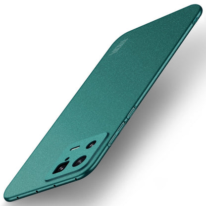 For Xiaomi 13 MOFI Fandun Series Frosted Ultra-thin PC Hard Phone Case(Green) - 13 Pro Cases by MOFI | Online Shopping South Africa | PMC Jewellery