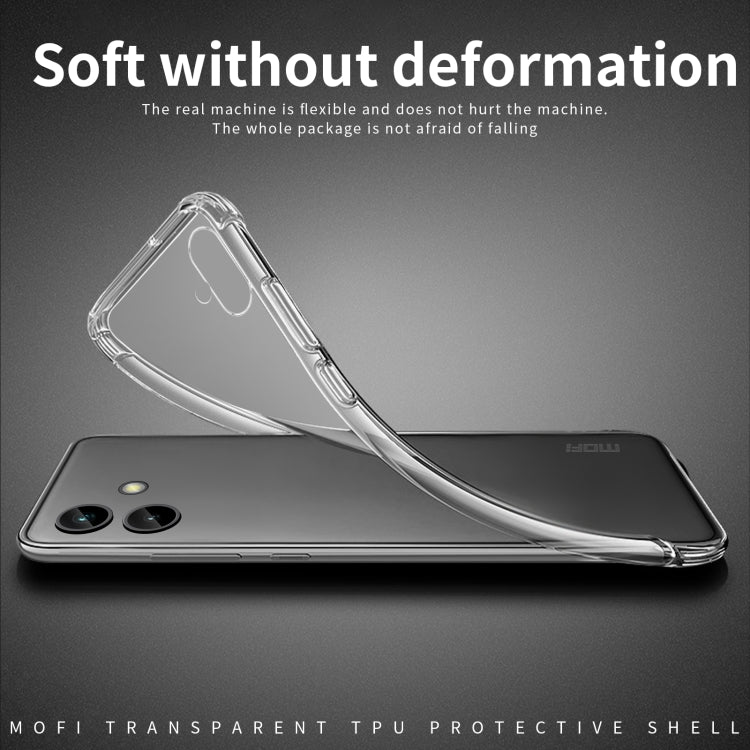 For Samsung Galaxy A04e MOFI Ming Series Ultra-thin TPU Phone Case(Transparent) - Galaxy Phone Cases by MOFI | Online Shopping South Africa | PMC Jewellery