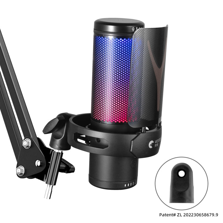 Yanmai GM7 USB Gaming Laptop Microphone with RGB Light - free shipping - PMC Jewellery - Order now!