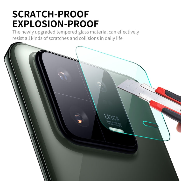 5pcs For Xiaomi 13 Pro ENKAY Hat-Prince 9H Rear Camera Lens Tempered Glass Film - 13 Pro Tempered Glass by ENKAY | Online Shopping South Africa | PMC Jewellery