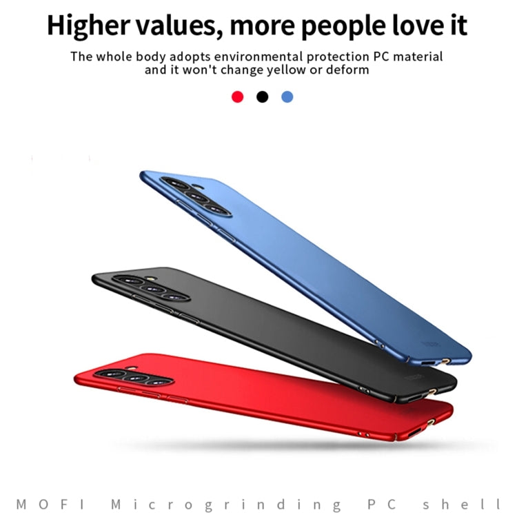For Samsung Galaxy A55 5G MOFI Frosted PC Ultra-thin Hard Phone Case(Black) - Galaxy Phone Cases by MOFI | Online Shopping South Africa | PMC TechLife | Buy Now Pay Later Mobicred