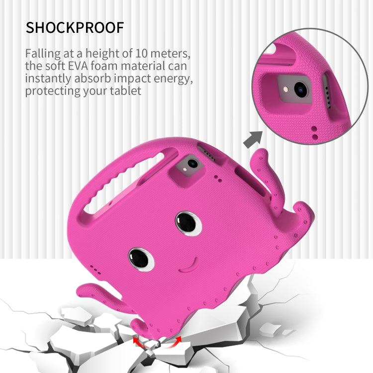 For Huawei MatePad 10.4 Octopus Style EVA PC Tablet Case(Rose Red) - Huawei by PMC TechLife | Online Shopping South Africa | PMC TechLife | Buy Now Pay Later Mobicred