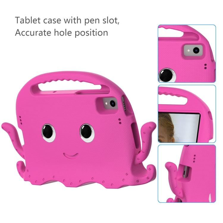 For Huawei MatePad 10.4 Octopus Style EVA PC Tablet Case(Rose Red) - Huawei by PMC TechLife | Online Shopping South Africa | PMC TechLife | Buy Now Pay Later Mobicred