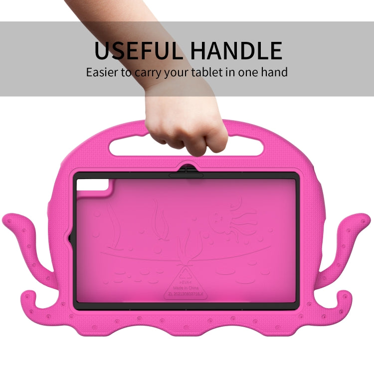 For Lenovo K10 TB-X6C6F 10.3 Octopus Style EVA PC Tablet Case(Rose Red) - Lenovo by PMC TechLife | Online Shopping South Africa | PMC TechLife | Buy Now Pay Later Mobicred